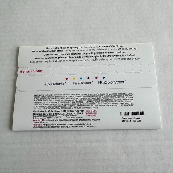 *Retired* Color Street: American Dream | Fourth of July Patriotic America Red - Picture 4 of 16